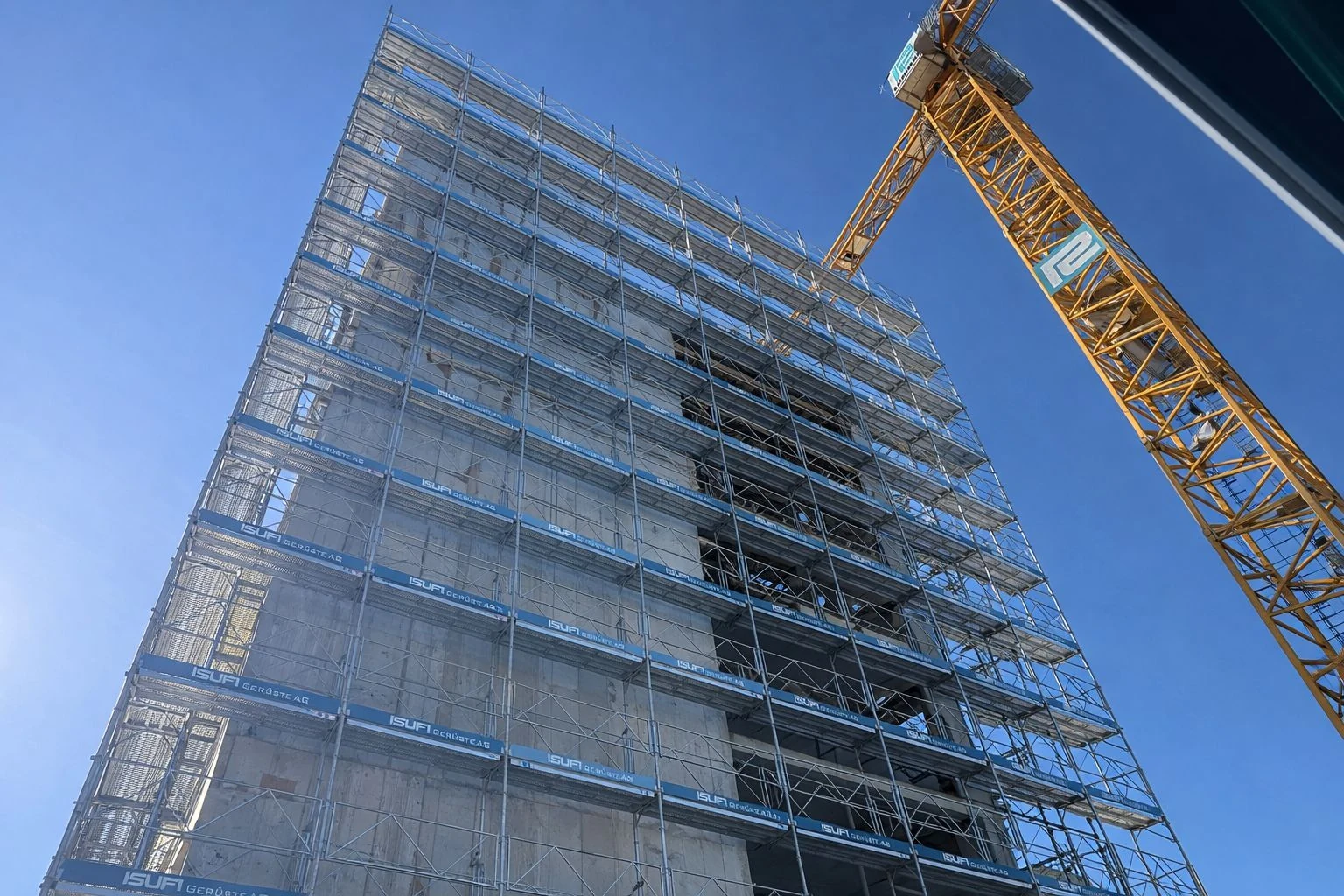Gerüstbau Projekt für Raumgerüst