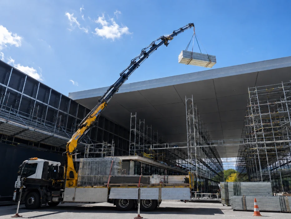 Gerüstbau Projekt für Treppenturm